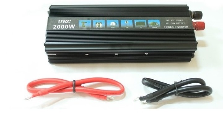 Convertidor con onda senoidal modificada 2000w entrada 12vdc salida 230vac toma de tierra de espiga jr international - 11