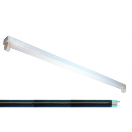 Reglette 1.20m + tubo fluorescente fluorescente luce nera lampada uv luce evenementiel. jr international - 8