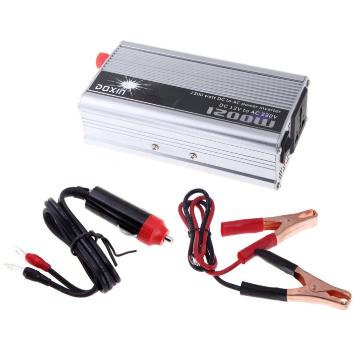 1200w watt DC 12V a 220V AC trasformatore convertitore di potere caricabatterie per auto portatile Inverter jr international - 8