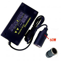 Car Power Adapter AC 110v-220v Per sigaretta di CC 12v 5a 60w accendisigari Inverter Adapter jr international - 1