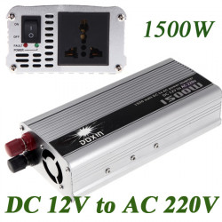 1500W VATIO DC 12V a AC 220V Portable Car Inverter Cargador convertidor de voltaje de 12V a 220V Transformer jr international - 