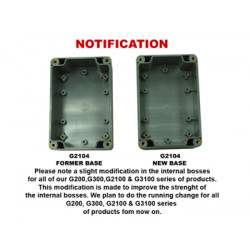Sealed polycarbonate box light grey with clear lid 220 x 146 x 55mm jr  international - 4