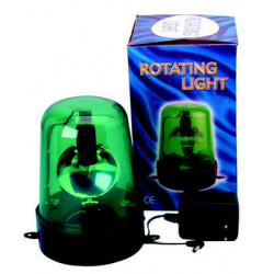 Electrical rotating light 220vac 12w green fixed rotating light (adapter included) light warning emergency lights warning light 