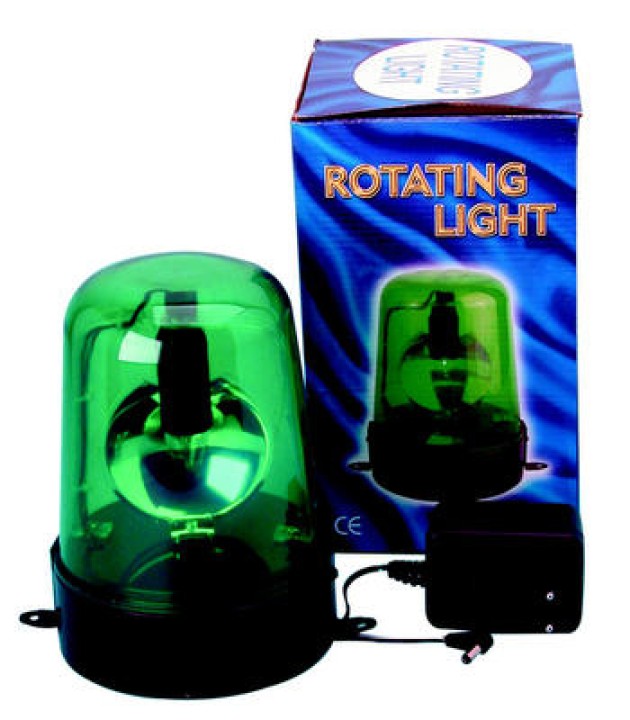 Rundumleuchte 220v 12v vdl15rlga befestigte lampe 12w grun mit einem adapter gelierfert elektrische rundumleuchte drehlicht vell