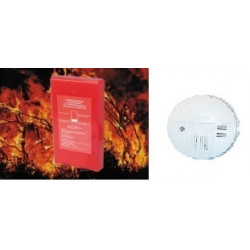 Cubierta de fuego de seguridad contra incendios Kit + detector de humos en14604 jr international - 1
