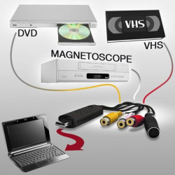 Capturador audio video usb 2.0 könig jr international - 1