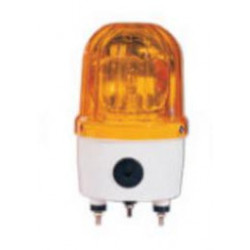 Electrical rotating light 24vdc 10w amber fixed rotating light (fixation by screw)