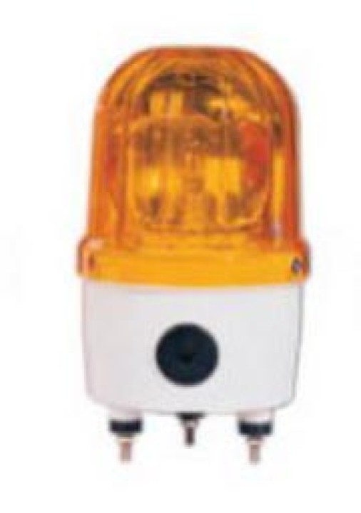 Faro giratorio eléctrico fija 24vcc 10w a ambre (fijación por vi) faros giratorios eléctricos fijos(fijados) jr international - 