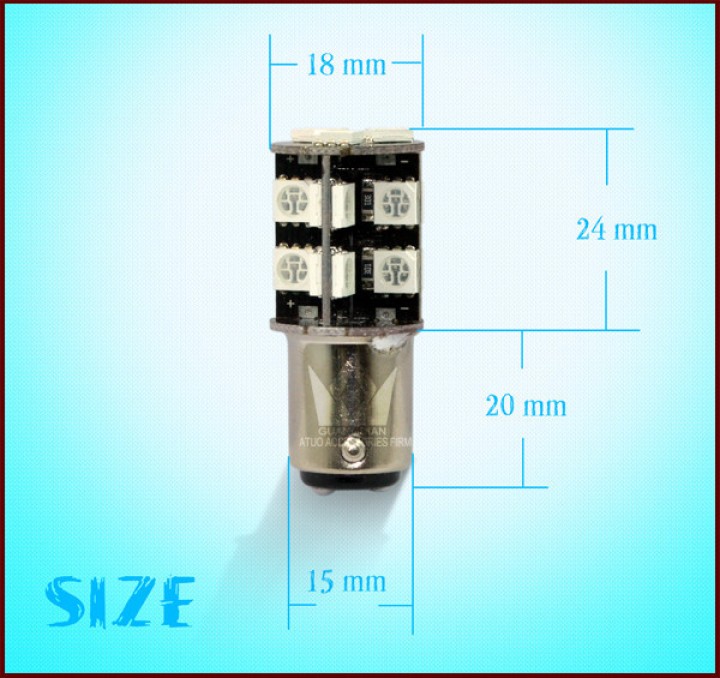 d009 car white 19 smd 5050 led 1156 1141 ba15s Trun Signal Light External Bulb Tail Lamp dc 12V jr international - 1