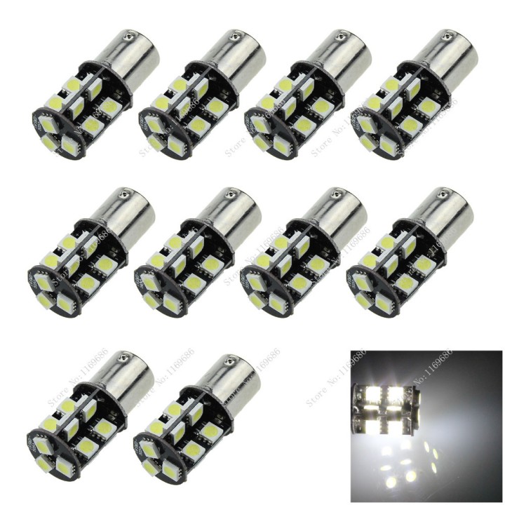 D009 Auto weiß 19 smd 5050 1156 1141 BA15S Trun-Signal-Licht Externe Birne Rücklicht DC 12V jr international - 3