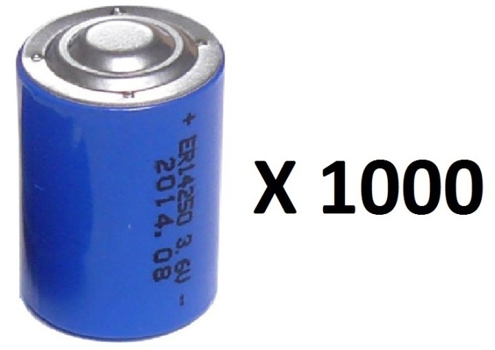 1000 x 3.6v 1200mah batteria al litio 1/2 aa tl5902 tl5151 tl5101 tl4902 ls14250 14250 ls tl sl750 sl350 lct1200 jr internationa