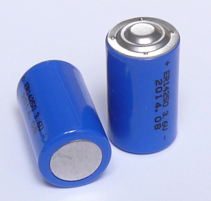 2 x 3.6v 1200mah lithium battery 1/2 aa tl5902 tl5151 tl5101 tl4902 ls14250 14250 ls tl sl750 sl350 lct1200 jr international - 2