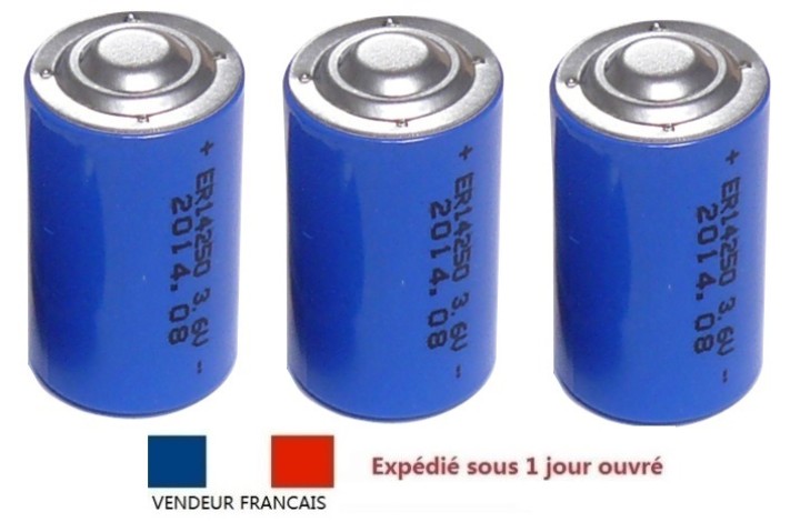 3 x 3.6v 1200mah batería de litio 1/2 aa tl5902 tl5151 tl5101 tl4902 ls14250 14250 tl ls sl750 sl350 lct1200 jr international - 