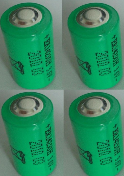4 x 3.6v 1200mah batería de litio 1/2 aa tl5902 tl5151 tl5101 tl4902 ls14250 14250 tl ls sl750 sl350 lct1200 jr international - 