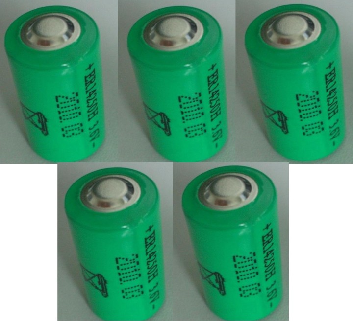 5 x 3.6v 1200mah batería de litio 1/2 aa tl5902 tl5151 tl5101 tl4902 ls14250 14250 tl ls sl750 sl350 lct1200 jr international - 