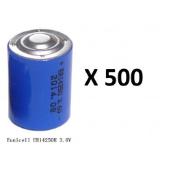 500 x 3.6v 1200mah lithium battery 1/2 aa tl5902 tl5151 tl5101 tl4902 ls14250 14250 ls tl sl750 sl350 lct1200 jr international -