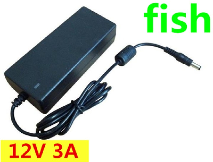 AC 100-240V al adaptador de alimentación DC 12V 3A de corriente con cable de corriente de 12V 36W Adaptador jr international - 1