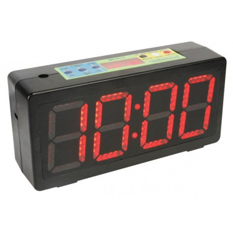 Chronometre compte a rebours horloge wc4171 afficheur led avec chiffres de  10cm minuterie