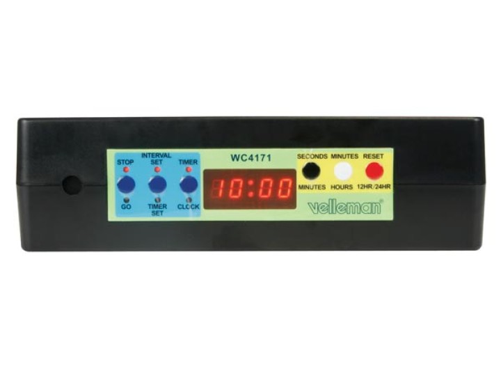 Stoppuhr Countdown-Uhr mit LED-Anzeige WC4171 Zahlen 10cm Timer jr  international - 1
