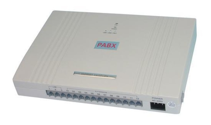 Centrale telefonica 3 linee 12 posti autocommutatore telefono pabx centralino autocom jr international - 1