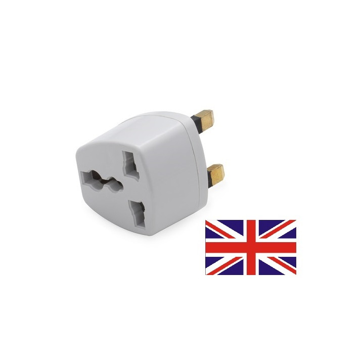 UK Travel Adapter For TYPE G Plug - Works With Electrical Outlets In United Kingdom, Ireland, Great Britian, Scotland, England, 