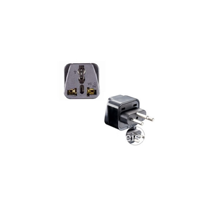 Swiss adapter plug socket with earth to go to liechtenstein jordan Madagascar Rwanda skross - 3