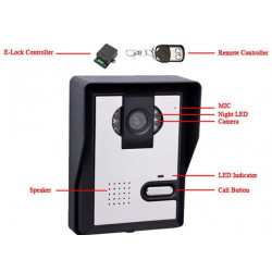 Home wireless video doorphone intercom 3.5' lcd display abus - 3