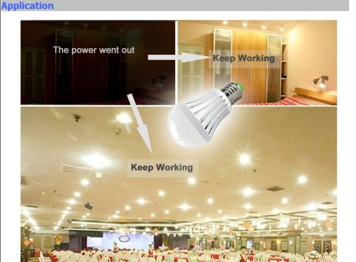 Principale ricaricabile di emergenza di illuminazione luce 7w e27 la lampadina a led per la casa 2835 batteria smd lighs bombill