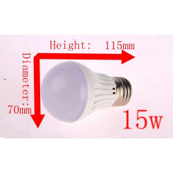 LED light bulb lamp lighting 220v e27 15w 60w 70w 80w to replace jr international - 1