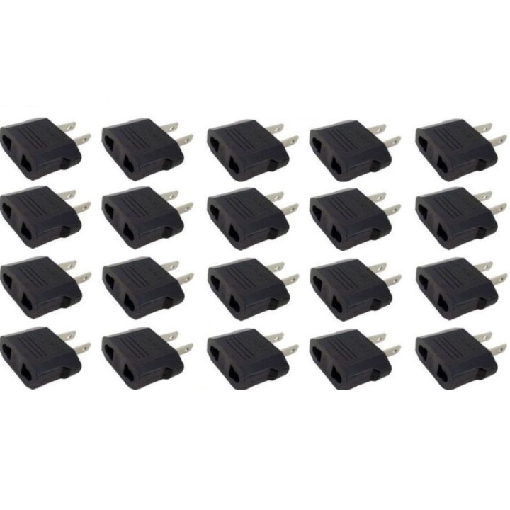 20 travel adapter stecker us industry Canada France euro-konverter / japan, usa, amerikanisch jr international - 3