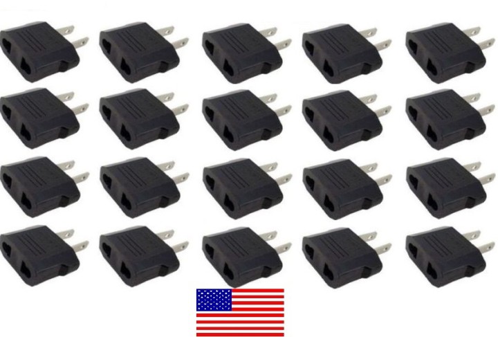 20 travel adapter stecker us industry Canada France euro-konverter / japan, usa, amerikanisch jr international - 1