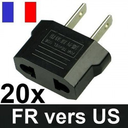 20 travel adapter plug us industry Canada francia euro-convertitore / giappone americano usa usa jr international - 2