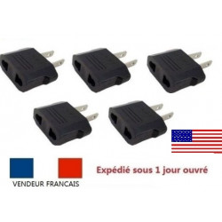 5 travel adapter plug us industry Canada francia euro-convertitore / giappone americano usa usa jr international - 1