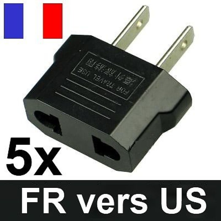 5 travel adapter plug us industry Canada francia euro-convertitore / giappone americano usa usa jr international - 5
