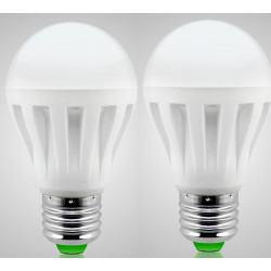 2 x 5w led bulb lighting e27 220v 240v white light jr international - 1