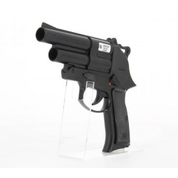 Pistola revolver gc 54 da doppia azione autodifesa gomm bussa protezione arma sicurezza difensiva jr international - 3