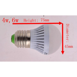 6w led bulb lighting e27 220v 240v white light jr international - 1