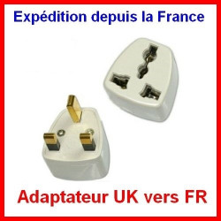 3 x Travel adapter electric adapter gb plug to european , 1a 250vac electric adapters gb plug to european , 1a 250vac electric a