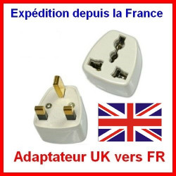 3 x Travel adapter electric adapter gb plug to european , 1a 250vac electric adapters gb plug to european , 1a 250vac electric a