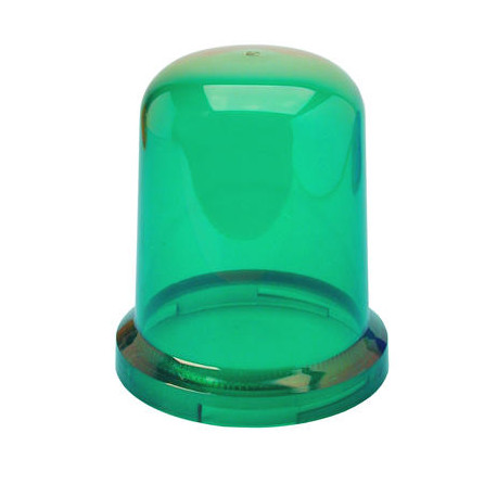 Cupolino verde per girofaro g12a, g220a, ct1502 sirene cupolini verdi rotatorio auto segnaletica jr international - 1