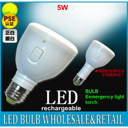Principale ricaricabile di emergenza di illuminazione luce 5w e27 la lampadina a led per la casa 2835 batteria smd lighs bombill