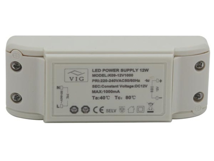 Round ceiling lights LED 220v 12v 12w white neutral leda32nw + Tranfo 240v 12vdc velleman - 2