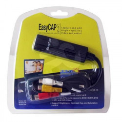 Usb 2.0 video audio grabber easy cap per la digitalizzazioen audio e video attraverso un interfaccia usb 2.0 jr international - 