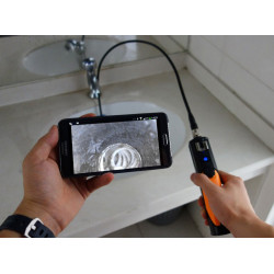 Camera with wifi smartphone endoscope borescope inspection camera with articulated 3 meters WF200 jr international - 3
