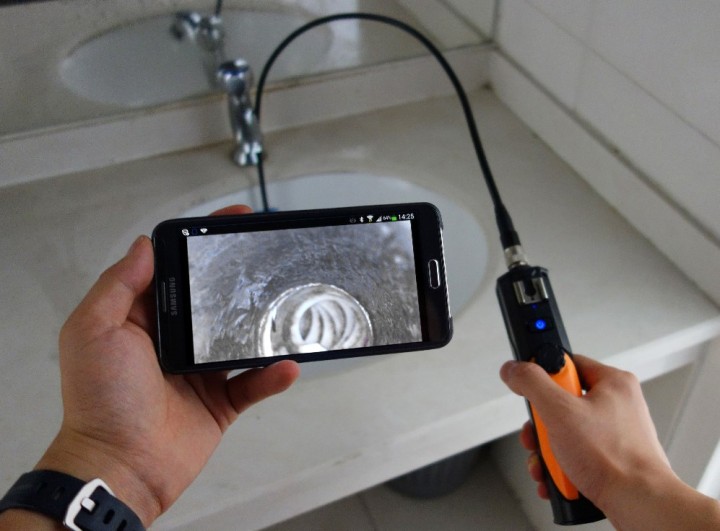 Kamera mit Wi-Fi-Smartphone Endoskop Inspektionskamera mit Gelenk 3 Meter WF200 jr international - 3