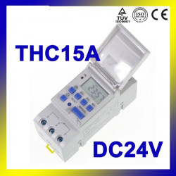 Thc15a digital lcd power weekly programmable timer dc 24v time relay switch jr international - 1