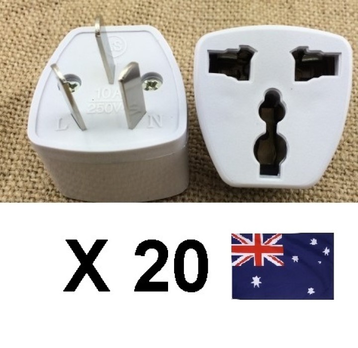 20 Viaggiare adattatore di corrente con terra per andare in cina e in australia nuova zelanda jr international - 1