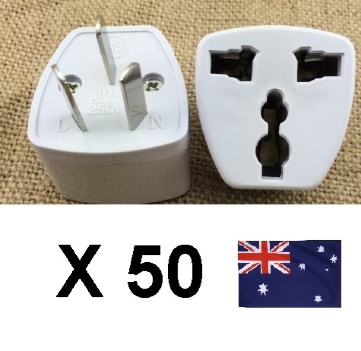 50 Viaja adaptador de corriente con tierra para visitar en china y australia nueva zelanda jr international - 1