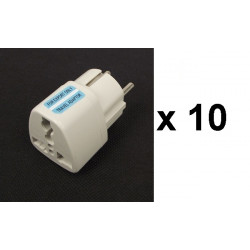 10 Travel adapter electric european plug to english plug adapter 1a 250vac adapter electric adapter electric jr international - 