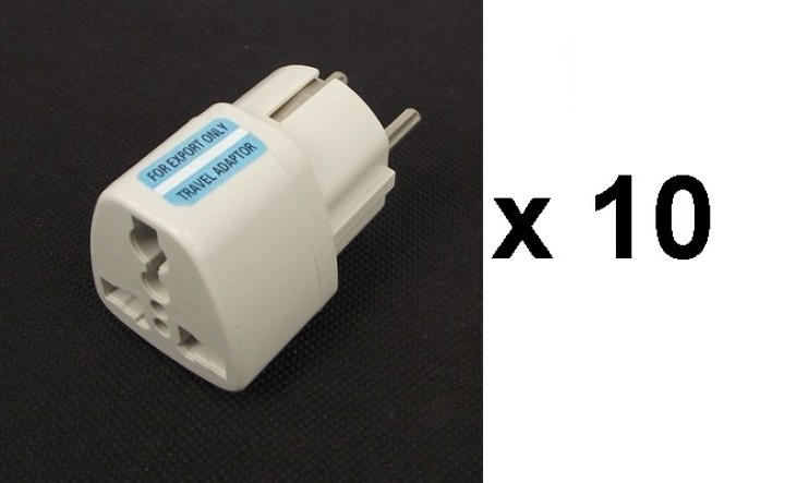 10 Reiseadapter stromversorgungsadapter adapter euro stecker englischer stecker elektrischer adapter 16a 250vac elektrischer ada
